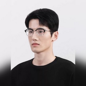 Montblanc萬寶龍官網最新款MB0390O 時尚百搭純钛眉線框眼鏡架 超輕