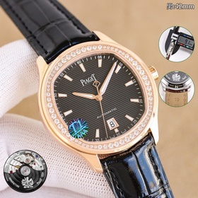 TW伯爵超薄PIAGET POLO系列情侶對表，人稱小鹦鹉螺！(伯爵情侶皮帶款)