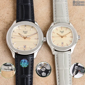 TW伯爵超薄PIAGET POLO系列情侶對表，人稱小鹦鹉螺！(伯爵情侶皮帶款)