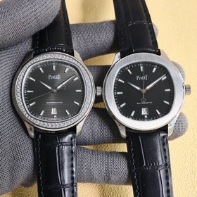 TW伯爵超薄PIAGET POLO系列情侶對表，人稱小鹦鹉螺！(伯爵情侶皮帶款)