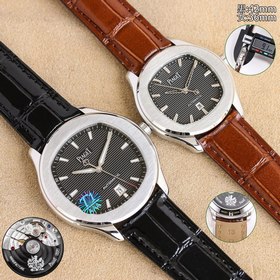 TW伯爵超薄PIAGET POLO系列情侶對表，人稱小鹦鹉螺！(伯爵情侶皮帶款)