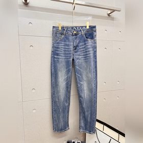 PRADA 普拉達 男士丹甯牛仔褲，官宣畫冊海報穿搭款！ 客供高級進口的丹甯原色