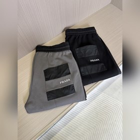 Prada 普拉達25SS早秋新款 男士休閑百搭束腳衛褲休閑褲.客供精紡純棉面料