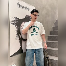 普拉達#PRADA 2026春夏新款首發專櫃最新款短袖圓領T恤 高端訂制 設計前