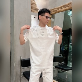 普拉達#PRADA 2026春夏新款首發專櫃最新款短袖圓領T恤 高端訂制 設計前