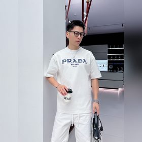 普拉達#PRADA 2026春夏新款首發專櫃最新款短袖圓領T恤 高端訂制 設計前