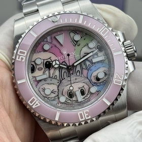 CLEAN 出品，Rolex&Labubu 勞力士Black聯名款 拉布布 限量