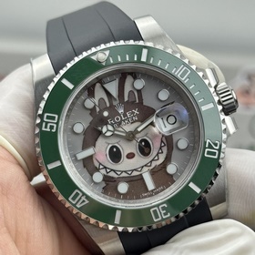 CLEAN 出品，Rolex&Labubu 勞力士Black聯名款 拉布布 限量