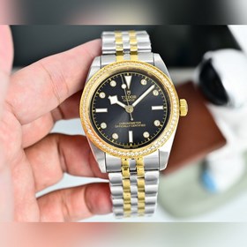 TW新品帝舵碧灣系列施華洛鑽石版本 - 表殼與表圈：41毫米精鋼表殼搭配磨光表