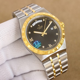 TUDOR-星期日曆型 **帝舵表型號M28600-0005(皇家系列Black