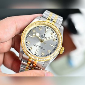 TW新品帝舵碧灣系列施華洛鑽石版本 - 表殼與表圈：41毫米精鋼表殼搭配磨光表