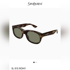 高版本 一體水晶logo SAINT LAURENT MOD：SL 815 Si