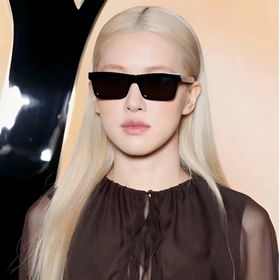 SAINT LAURENT ·聖羅蘭 YSL樸彩英巴黎時裝周秀場同款黑超墨鏡 複