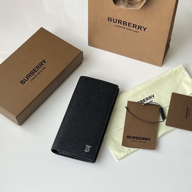 粒面皮革長款錢夾[burberry 巴寶莉]原單出品IT~~ 大面采用進口手掌紋