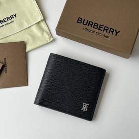 粒面皮革TB雙折錢夾[burberry 巴寶莉]原單出品IT~~ 大面采用進口手