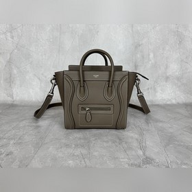 CELINE經典 笑臉包IT海外原單水貨[小20CM]LUGGAGE拼色小牛皮手