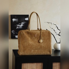 頂級原單 Chanel 2026春夏麂皮波士頓 包 尺寸41*31*23cm