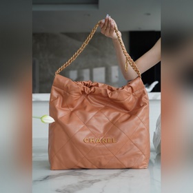 頂級進口原廠皮 所見即所得 CHANEL 22P春夏新款 22手袋 正品尾皮