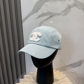Chanel(香奈兒)新款立體刺繡logo棒球帽 1：1開模訂制，立體刺繡，精緻