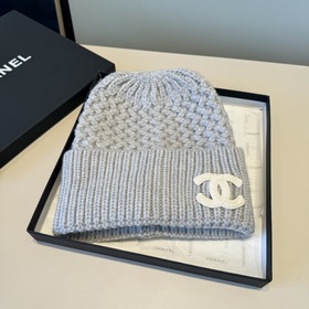 香奈兒CHANEL 官方新品毛線帽，小香經典簡約，時尚休閑設計 跑量新品