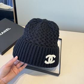 香奈兒CHANEL 官方新品毛線帽，小香經典簡約，時尚休閑設計 跑量新品