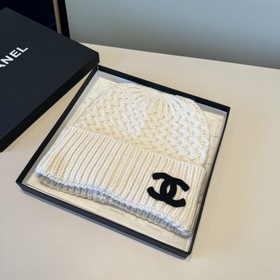 香奈兒CHANEL 官方新品毛線帽，小香經典簡約，時尚休閑設計 跑量新品