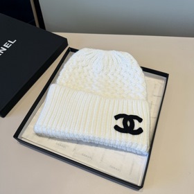 香奈兒CHANEL 官方新品毛線帽，小香經典簡約，時尚休閑設計 跑量新品