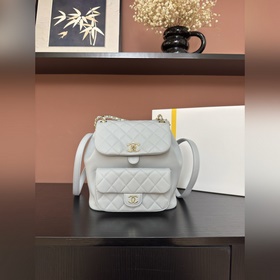 圖片大號 Chanel 21  Duma背包 AS3618#淺藍進口胎牛皮 獨