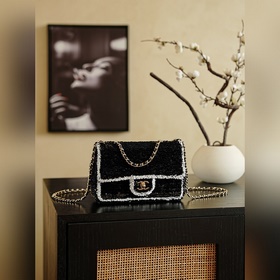 Chanel25ss 亮片 系列 尺寸：13*20*7cm 25ss新出的亮片包