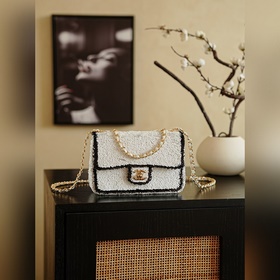Chanel25ss 亮片 系列 尺寸：13*20*7cm 25ss新出的亮片包