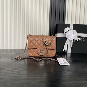 Chanel 25B 絕美雙C扣 CF系列 AS5758 小羊皮配金色金屬 鍊條