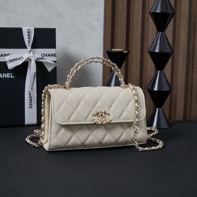 chanel 季度爆款25s Kelly長手柄包斜挎包，手提肩背任意變化，休閑商