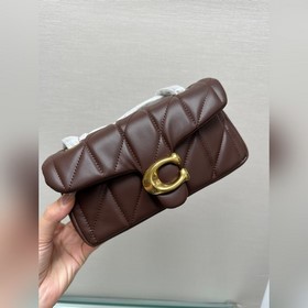 蔻馳最高版本配全套專.櫃包裝 COACH正品開模對版 小號蔻馳 新款菱格 20T