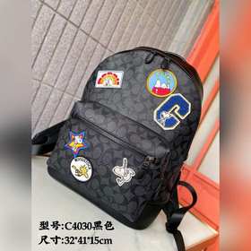 蔻馳最高版本配全套專.櫃包裝 COACH正品開模對版[蔻馳 C4030背包] 意