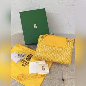 黃色 goyard rouette托特購物袋 Goyard的三大金剛購物袋中最