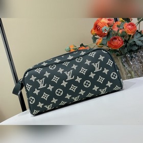 頂級原單複刻獨家實拍 [Dopp Kit 盥洗化妝包手袋]M44494 2718