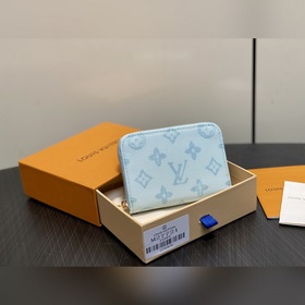 [台灣版]M27721淺藍 單拉鍊零錢包 Zippy Coin Purse 零錢