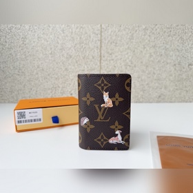 [頂級原單]M27020錢夾 使用Monogram Forest畫布的緊湊型