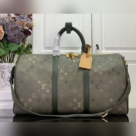 頂級原單[KEEPALL BANDOULIÈRE 50 旅行袋]m26959 軍