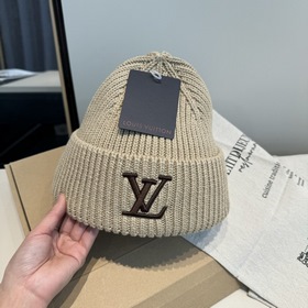路易威登棒球帽 LouisVuitton 新款LV毛線帽，重工打造 高端大氣，百
