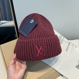 路易威登棒球帽 LouisVuitton 新款LV毛線帽，重工打造 高端大氣，百