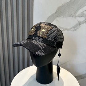 LV路易威登官網同步高版本 新款牛仔棒球帽 火爆技術升級，洗水牛仔風街頭風十足