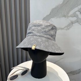 LV路易威登官網同步高版本 新款牛仔漁夫帽 火爆技術升級，洗水牛仔風街頭風十足