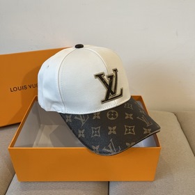 路易威登棒球帽 LouisVuitton 新款LV棒球帽，重工打造 高端大氣，百