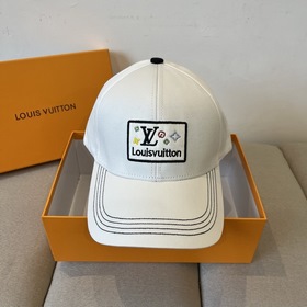 路易威登棒球帽 LouisVuitton 新款LV棒球帽，重工打造 高端大氣，百