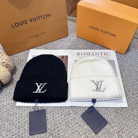 Lv路易威登專櫃貨，針織毛線帽，男女同款 正品開模