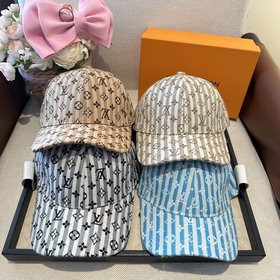 路易威登棒球帽 LouisVuitton 新款LV棒球帽，重工打造 高端大氣，百