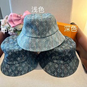 Lv路易威登2026新款可遮陽帽女透氣漁夫帽 度假旅遊拍照時尚搭子