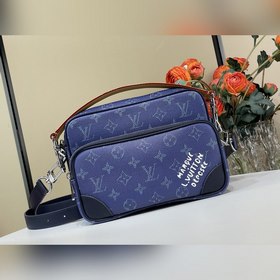 頂級原單複刻獨家實拍 [NIL 郵差手袋] m27232 黃花色，印花 m268