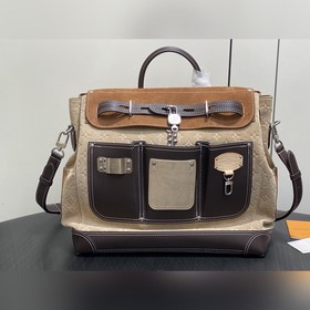 M26019拼色 全皮公文包 STEAMER 40 手袋 本款 Steamer